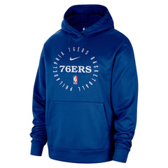 Philadelphia 76ers 2024/25 Spotlight On-Court Practice Performance Pullover Hoodie Royal - NBA