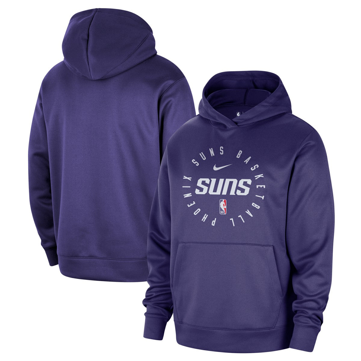 Phoenix Suns 2024/25 Spotlight On-Court Practice Performance Pullover Hoodie Purple - NBA