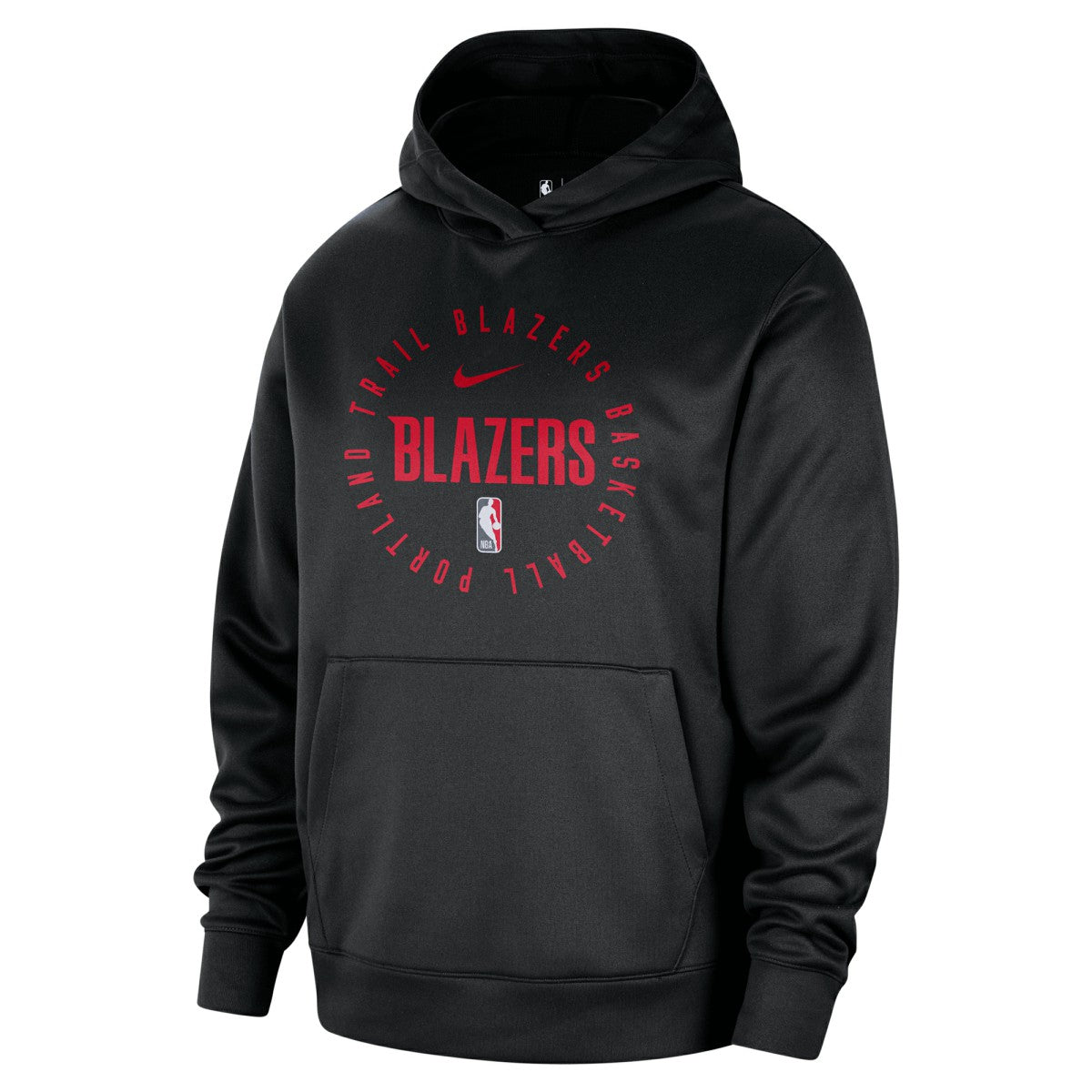 Portland Trail Blazers 2024/25 Spotlight On-Court Practice Performance Pullover Hoodie Black - NBA
