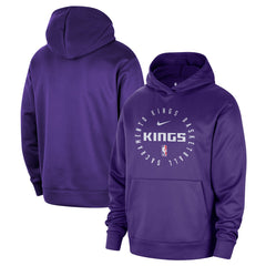 Sacramento Kings 2024/25 Spotlight On-Court Practice Performance Pullover Hoodie Purple - NBA