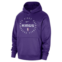Sacramento Kings 2024/25 Spotlight On-Court Practice Performance Pullover Hoodie Purple - NBA