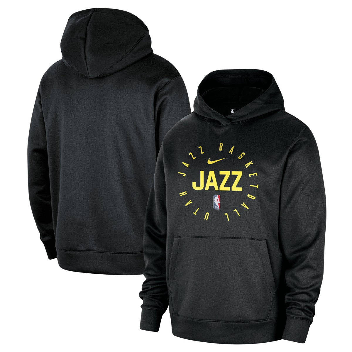 Utah Jazz 2024/25 Spotlight On-Court Practice Performance Pullover Hoodie Black - NBA