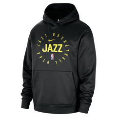 Utah Jazz 2024/25 Spotlight On-Court Practice Performance Pullover Hoodie Black - NBA