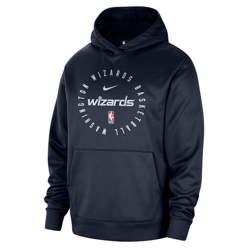 Washington Wizards 2024/25 Spotlight On-Court Practice Performance Pullover Hoodie Navy - NBA