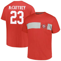 Christian McCaffrey San Francisco 49ers Big & Tall T-Shirt Scarlet | Fanatics