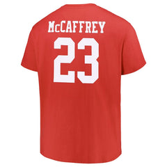 Christian McCaffrey San Francisco 49ers Big & Tall T-Shirt Scarlet | Fanatics
