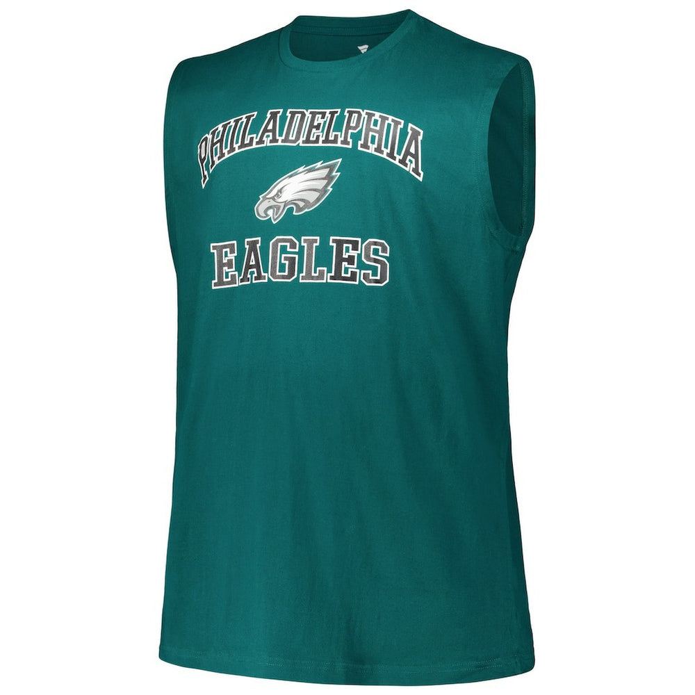 Jalen Hurts Philadelphia Eagles Big & Tall Muscle Tank Top Midnight Green | Fanatics