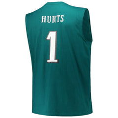 Jalen Hurts Philadelphia Eagles Big & Tall Muscle Tank Top Midnight Green | Fanatics