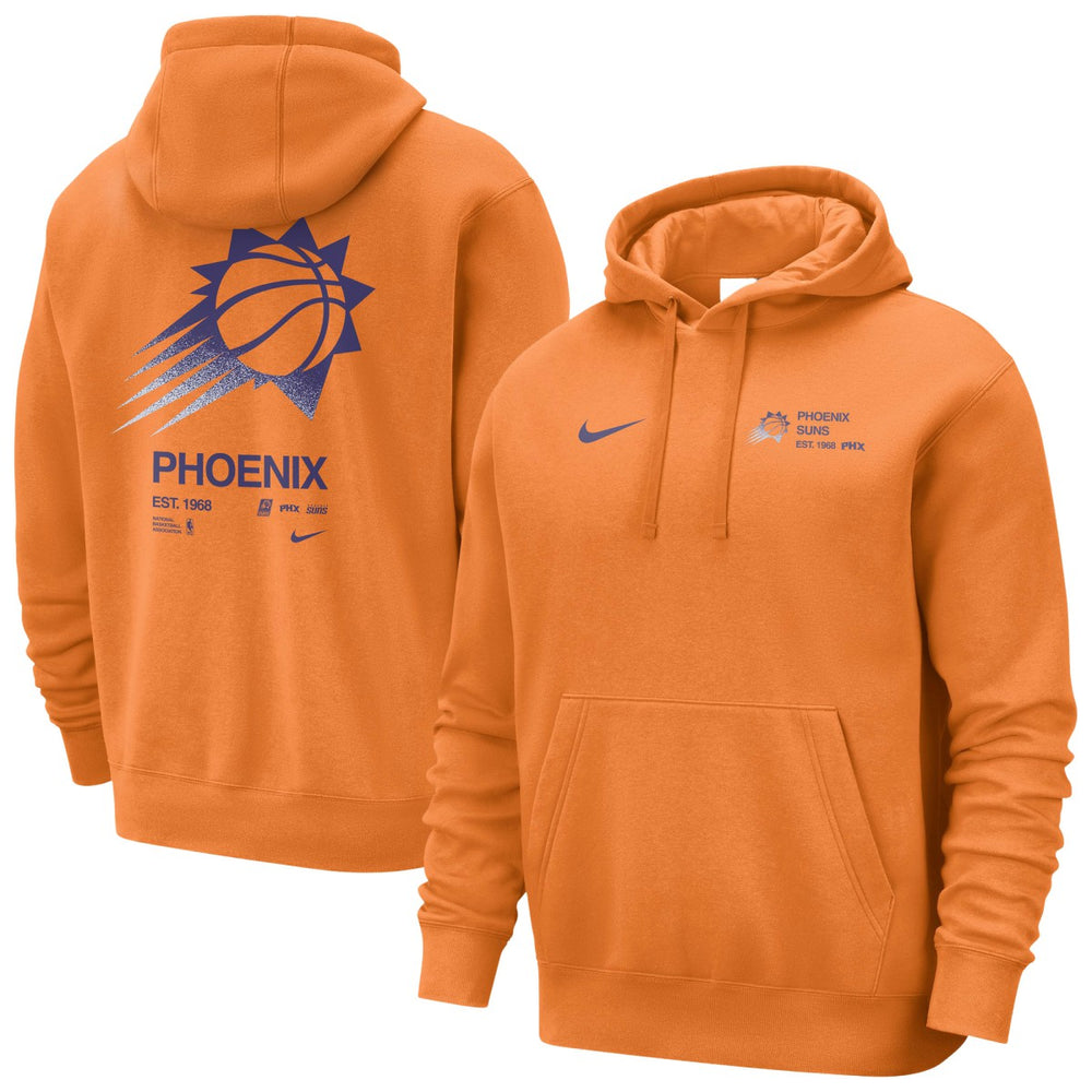 Phoenix Suns Courtside Club Pullover Hoodie Orange - NBA