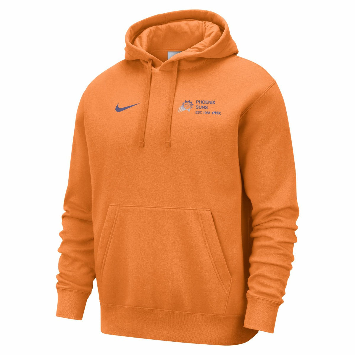 Phoenix Suns Courtside Club Pullover Hoodie Orange - NBA