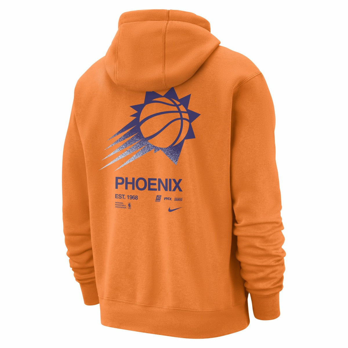 Phoenix Suns Courtside Club Pullover Hoodie Orange - NBA