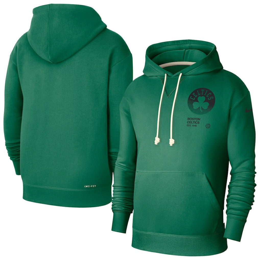 Boston Celtics Courtside Standard Issue Premium Performance Pullover Hoodie Kelly Green - NBA
