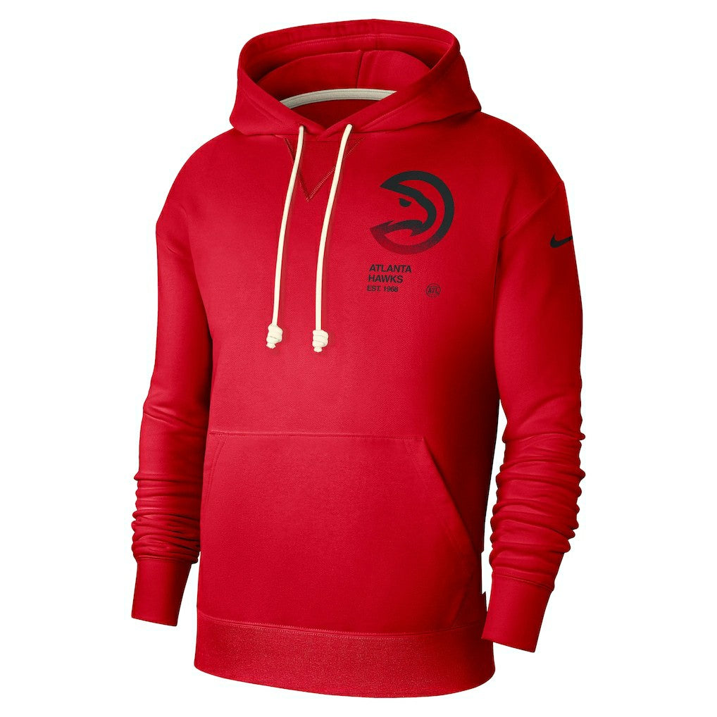 Atlanta Hawks Courtside Standard Issue Premium Performance Pullover Hoodie Red - NBA