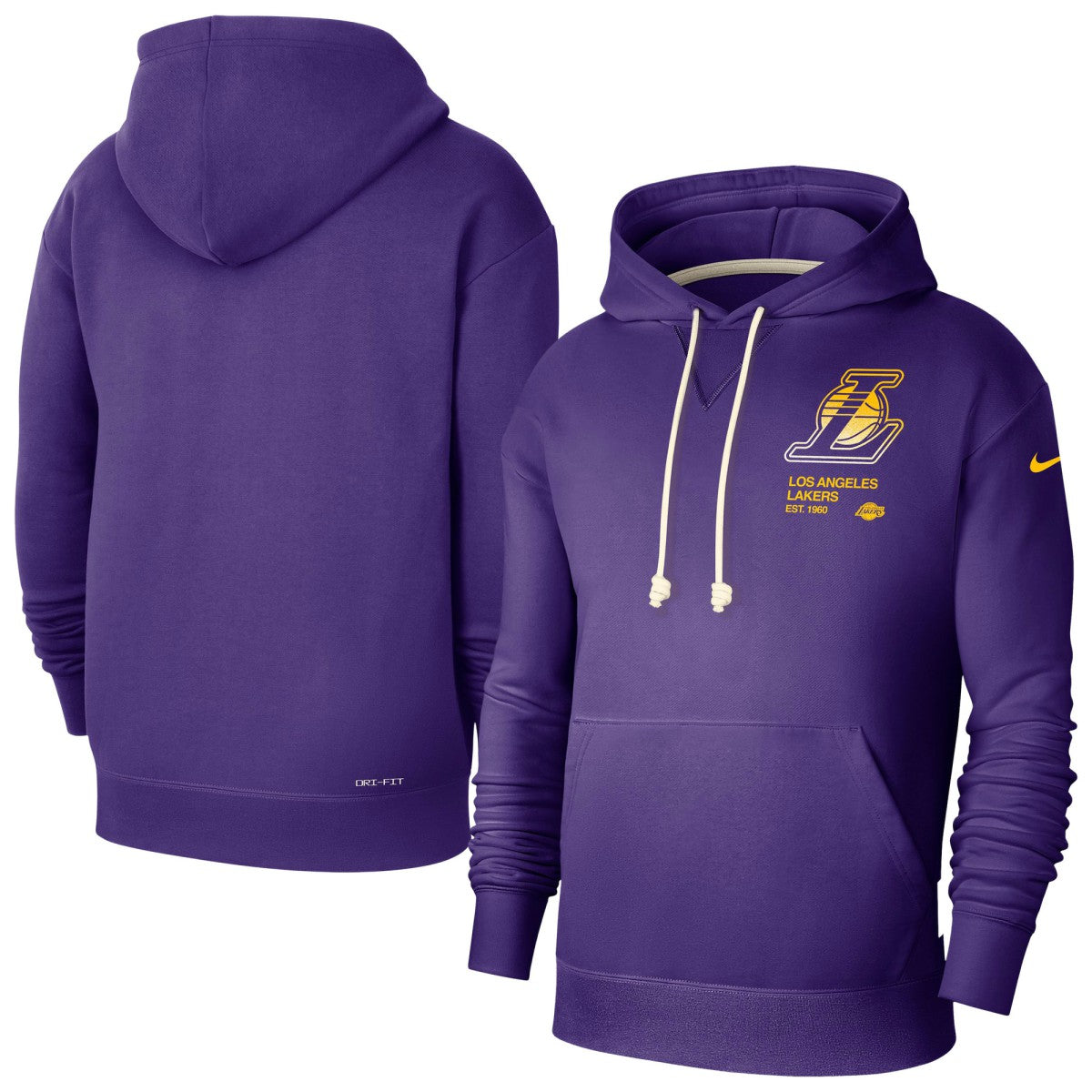 Los Angeles Lakers Courtside Standard Issue Premium Performance Pullover Hoodie Purple - NBA