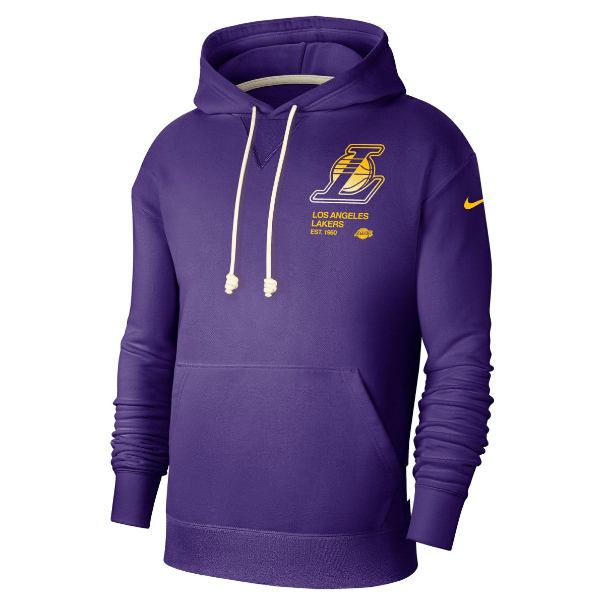 Los Angeles Lakers Courtside Standard Issue Premium Performance Pullover Hoodie Purple - NBA