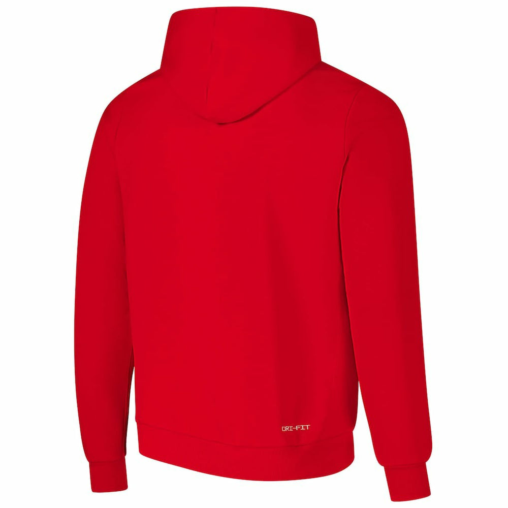 Chicago Bulls Courtside Standard Issue Premium Performance Pullover Hoodie Red - NBA