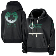 Boston Celtics Women's Courtside Standard Issue Performance Pullover Hoodie Black - NBA