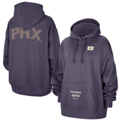 Phoenix Suns Jordan Brand Women's Courtside Statement Edition Oversized Pullover Hoodie Purple - NBA