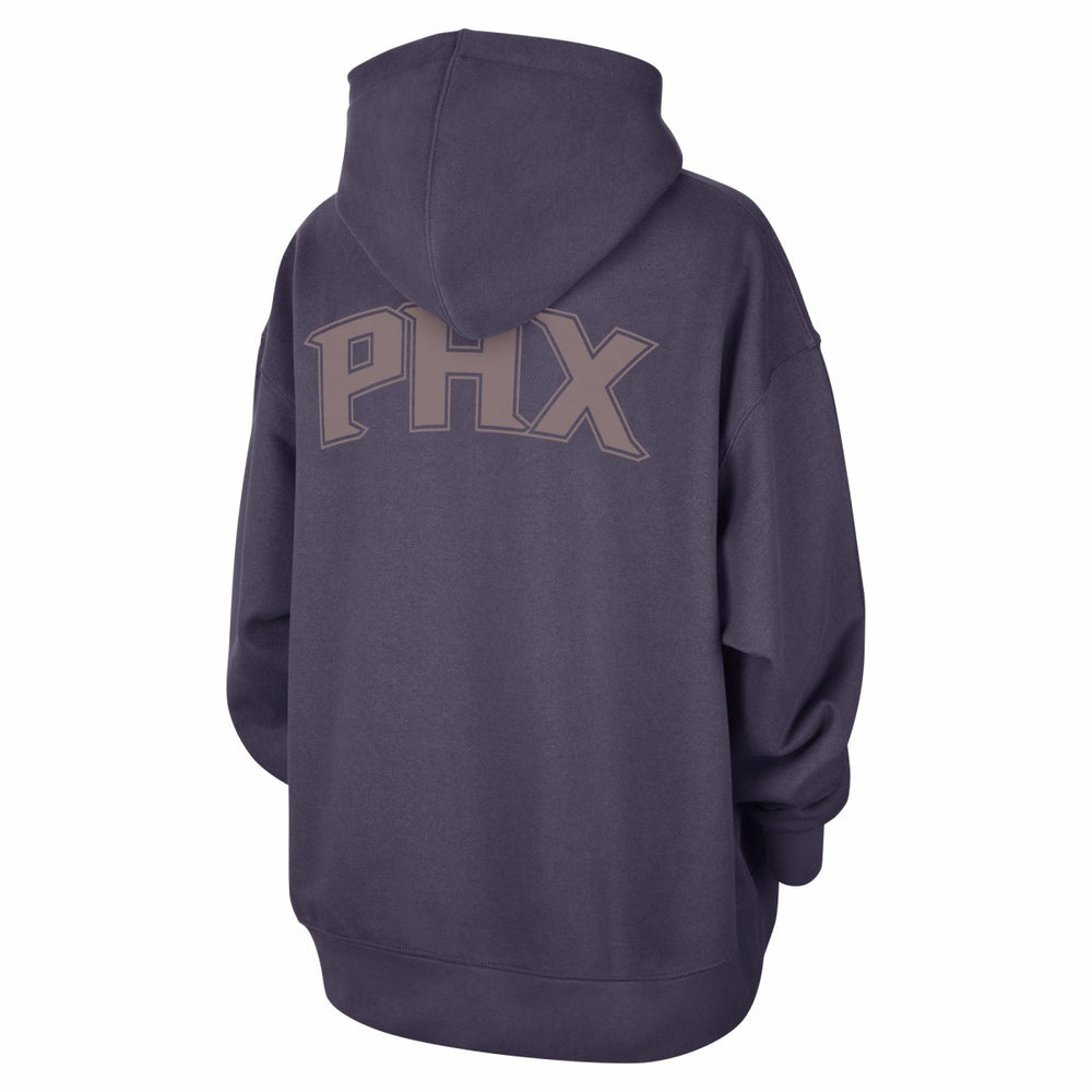 Phoenix Suns Jordan Brand Women's Courtside Statement Edition Oversized Pullover Hoodie Purple - NBA