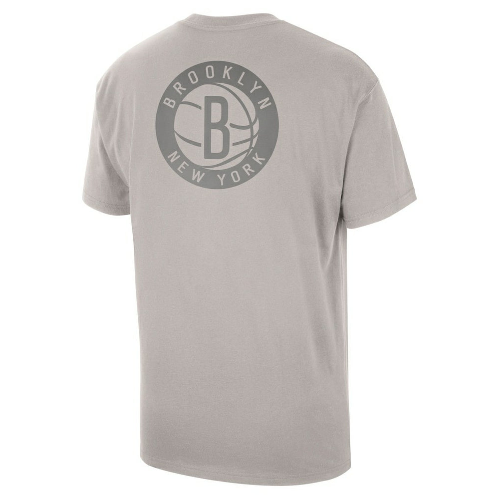 Brooklyn Nets Jordan Brand Statement Edition Jumpman Flight Heavyweight T-Shirt Stone - NBA