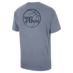 Philadelphia 76ers Jordan Brand Statement Edition Jumpman Flight Heavyweight T-Shirt Blue - NBA