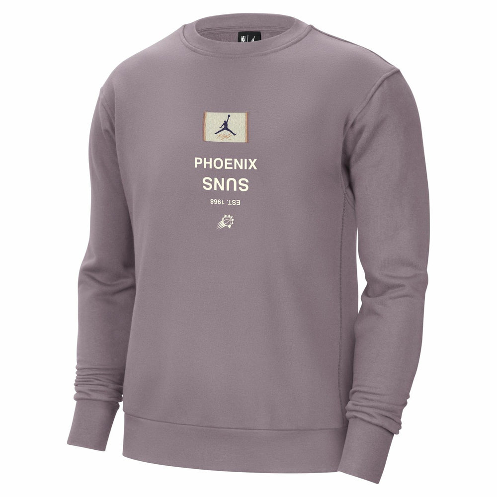 Phoenix Suns Jordan Brand Courtside Statement Edition Heavyweight Pullover Sweatshirt Purple - NBA