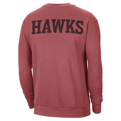 Atlanta Hawks Jordan Brand Courtside Statement Edition Heavyweight Pullover Sweatshirt Red - NBA