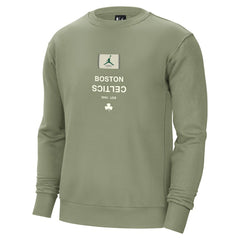 Boston Celtics Jordan Brand Courtside Statement Edition Heavyweight Pullover Sweatshirt Green - NBA