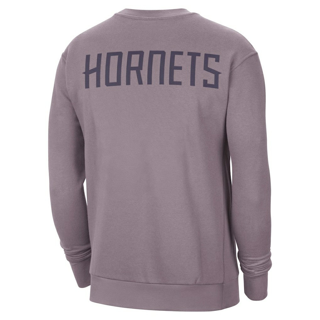 Charlotte Hornets Jordan Brand Courtside Statement Edition Heavyweight Pullover Sweatshirt Purple - NBA