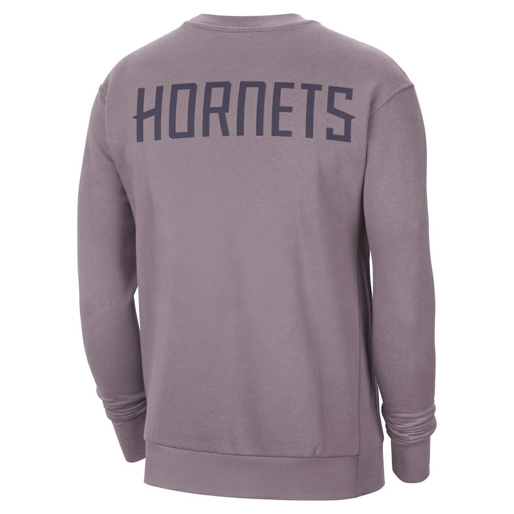 Charlotte Hornets Jordan Brand Courtside Statement Edition Heavyweight Pullover Sweatshirt Purple - NBA