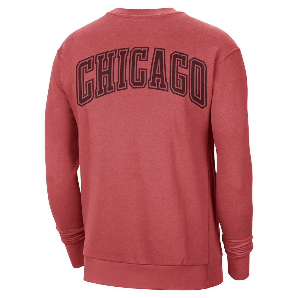 Chicago Bulls Jordan Brand Courtside Statement Edition Heavyweight Pullover Sweatshirt Red - NBA