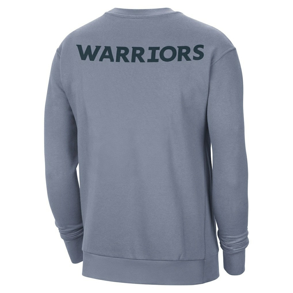 Golden State Warriors Jordan Brand Courtside Statement Edition Heavyweight Pullover Sweatshirt Blue - NBA