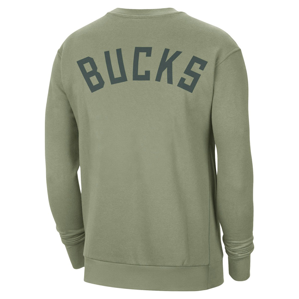 Milwaukee Bucks Jordan Brand Courtside Statement Edition Heavyweight Pullover Sweatshirt Green - NBA