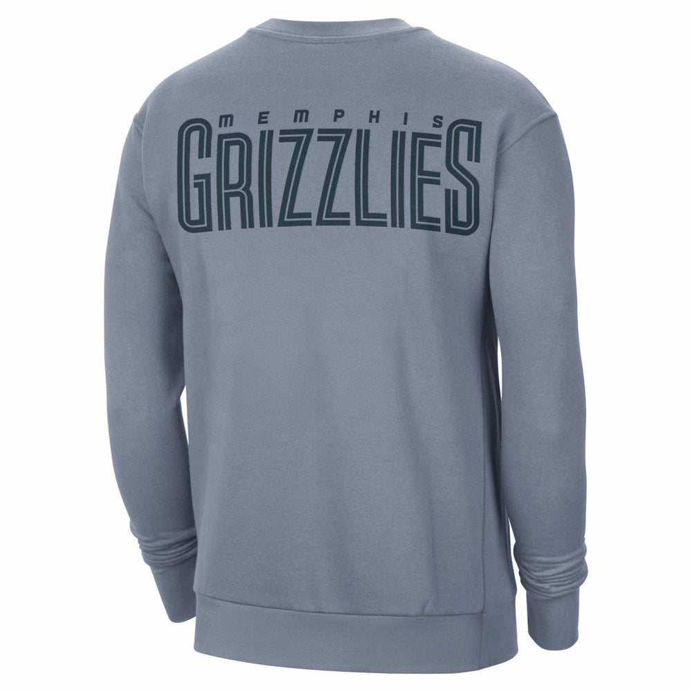 Memphis Grizzlies Jordan Brand Courtside Statement Edition Heavyweight Pullover Sweatshirt Blue - NBA