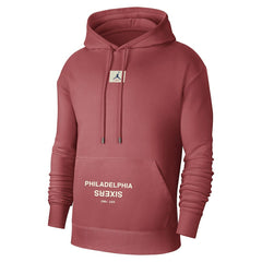 Philadelphia 76ers Jordan Brand Courtside Statement Edition Pullover Hoodie Red - NBA