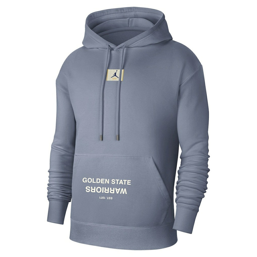 Golden State Warriors Jordan Brand Courtside Statement Edition Pullover Hoodie Gray - NBA
