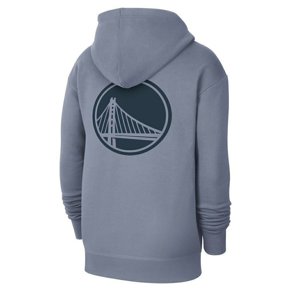 Golden State Warriors Jordan Brand Courtside Statement Edition Pullover Hoodie Gray - NBA