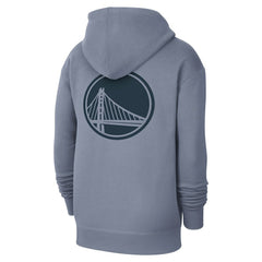 Golden State Warriors Jordan Brand Courtside Statement Edition Pullover Hoodie Gray - NBA