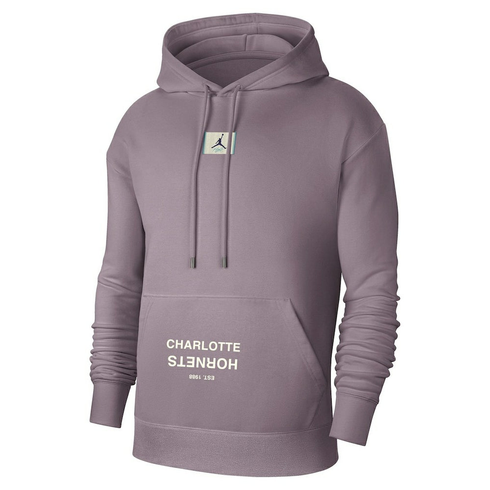 Charlotte Hornets Jordan Brand Courtside Statement Edition Pullover Hoodie Purple - NBA