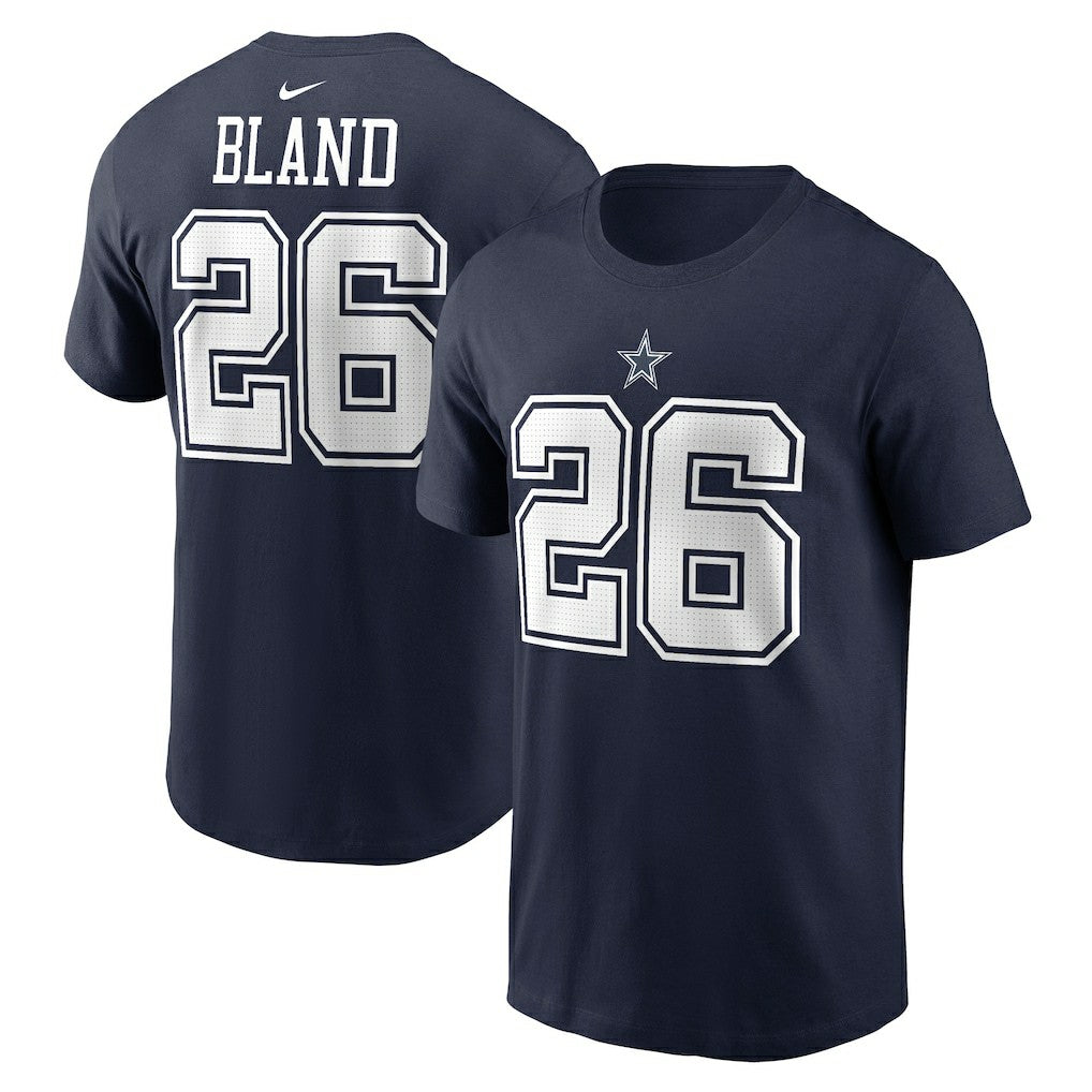 DaRon Bland Dallas Cowboys Player Name & Number T-Shirt Navy | Nike for Sale