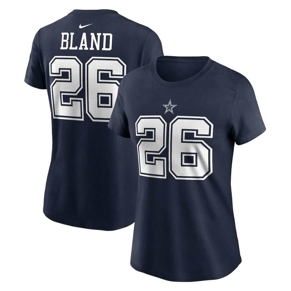 DaRon Bland Dallas Cowboys Women's Player Name & Number T-Shirt Navy | Nike for Sale