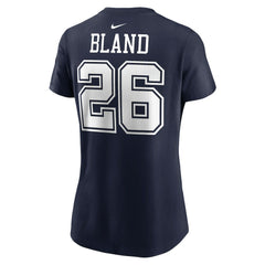 DaRon Bland Dallas Cowboys Women's Player Name & Number T-Shirt Navy | Nike for Sale