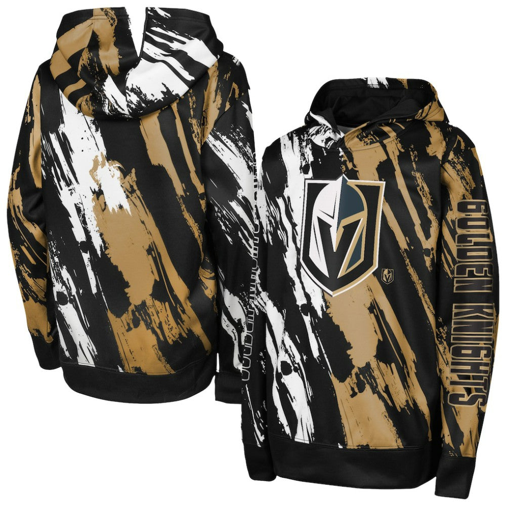 Vegas Golden Knights Preschool Master Snipe Pullover Hoodie - Black - NHL