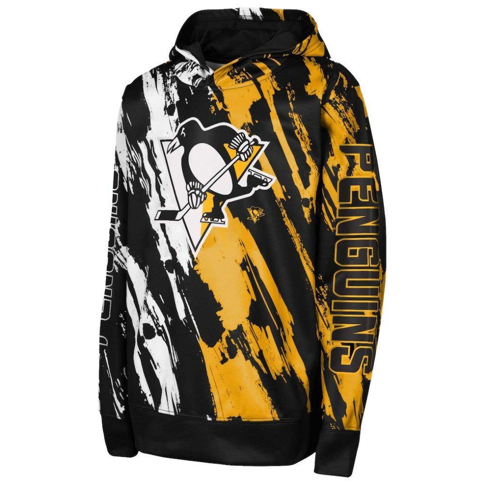 Pittsburgh Penguins Preschool Master Snipe Pullover Hoodie - Black - NHL
