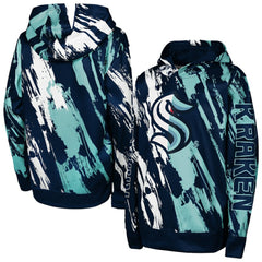 Seattle Kraken Preschool Master Snipe Pullover Hoodie - Deep Sea Blue - NHL