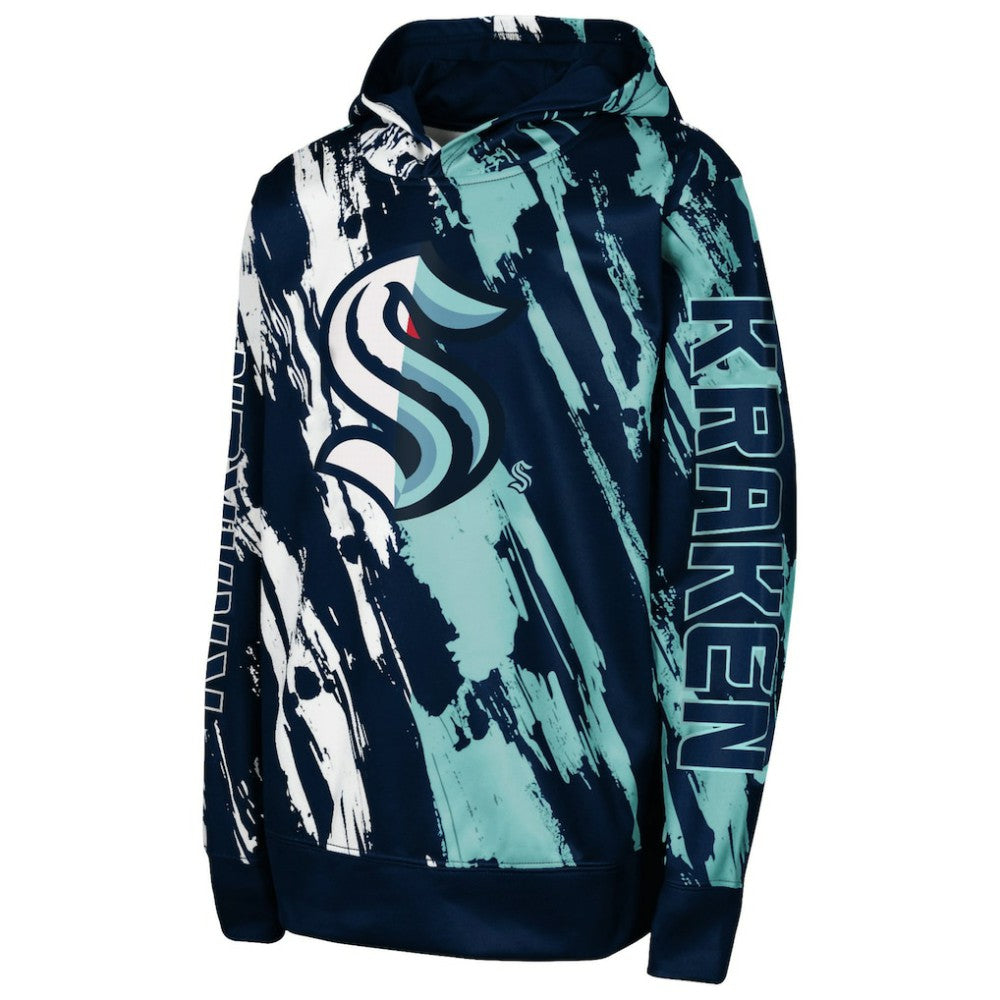 Seattle Kraken Preschool Master Snipe Pullover Hoodie - Deep Sea Blue - NHL