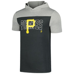 Pittsburgh Pirates New Era Active Brushed Hoodie T-Shirt - MLB