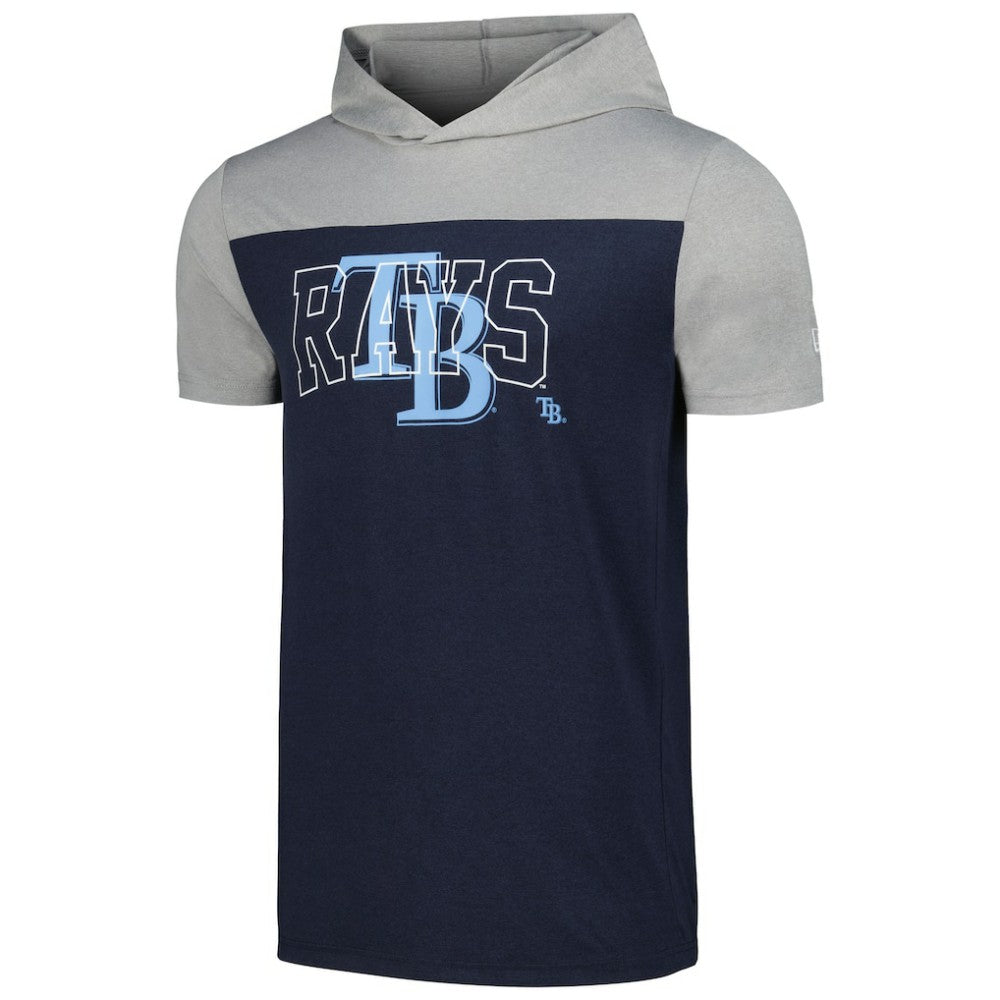 Tampa Bay Rays New Era Active Brushed Hoodie T-Shirt - MLB