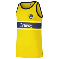 Milwaukee Brewers New Era Jersey Ringer Tank Top - MLB
