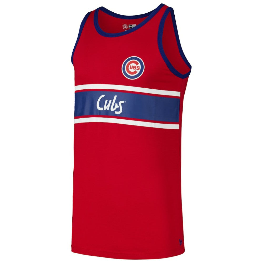 Chicago Cubs New Era Jersey Ringer Tank Top - MLB